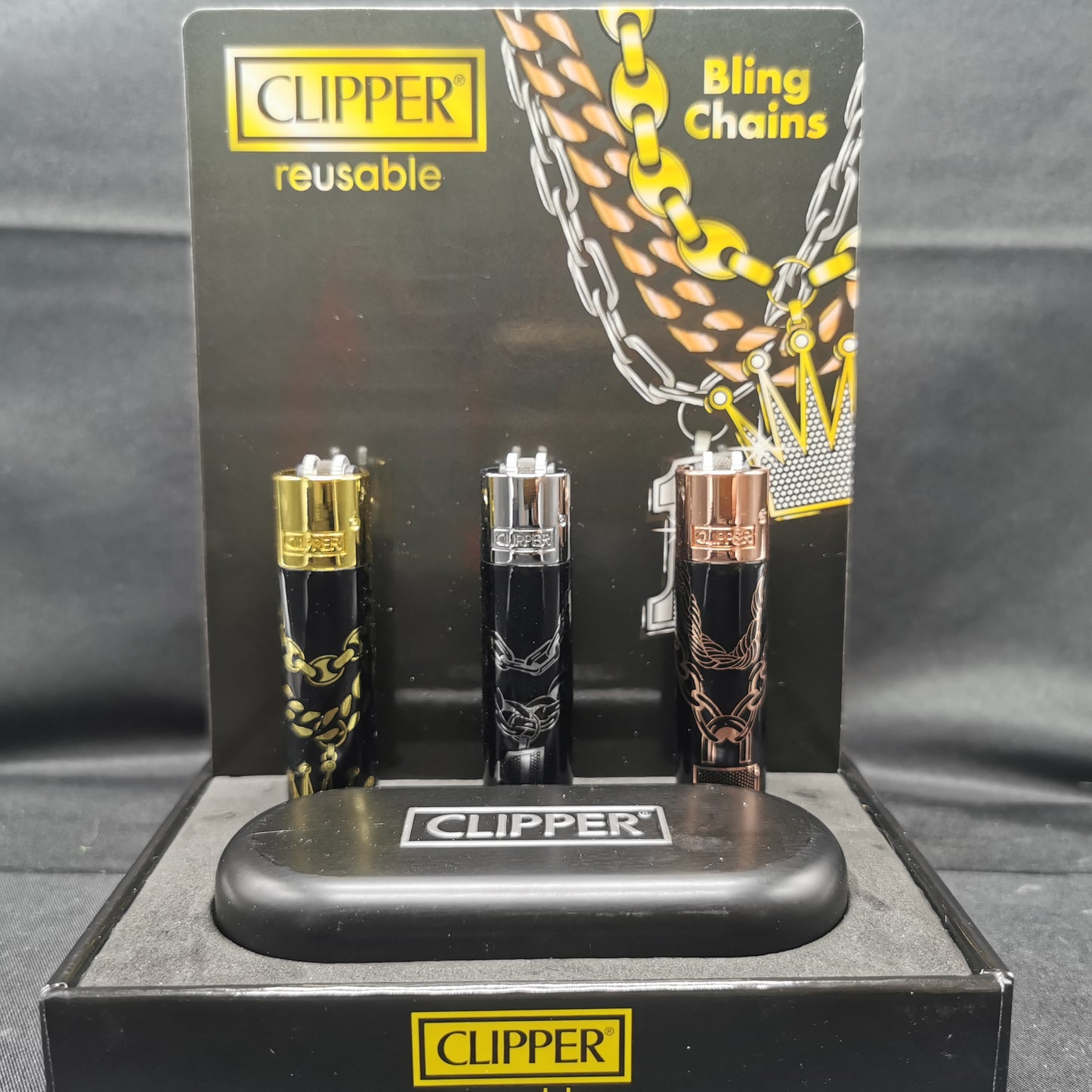 Clipper Metall "Bling Chains" incl. Box