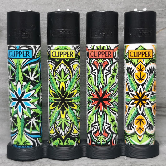 Clipper "Mandala Leaves BC" 4er Serie Red Pin