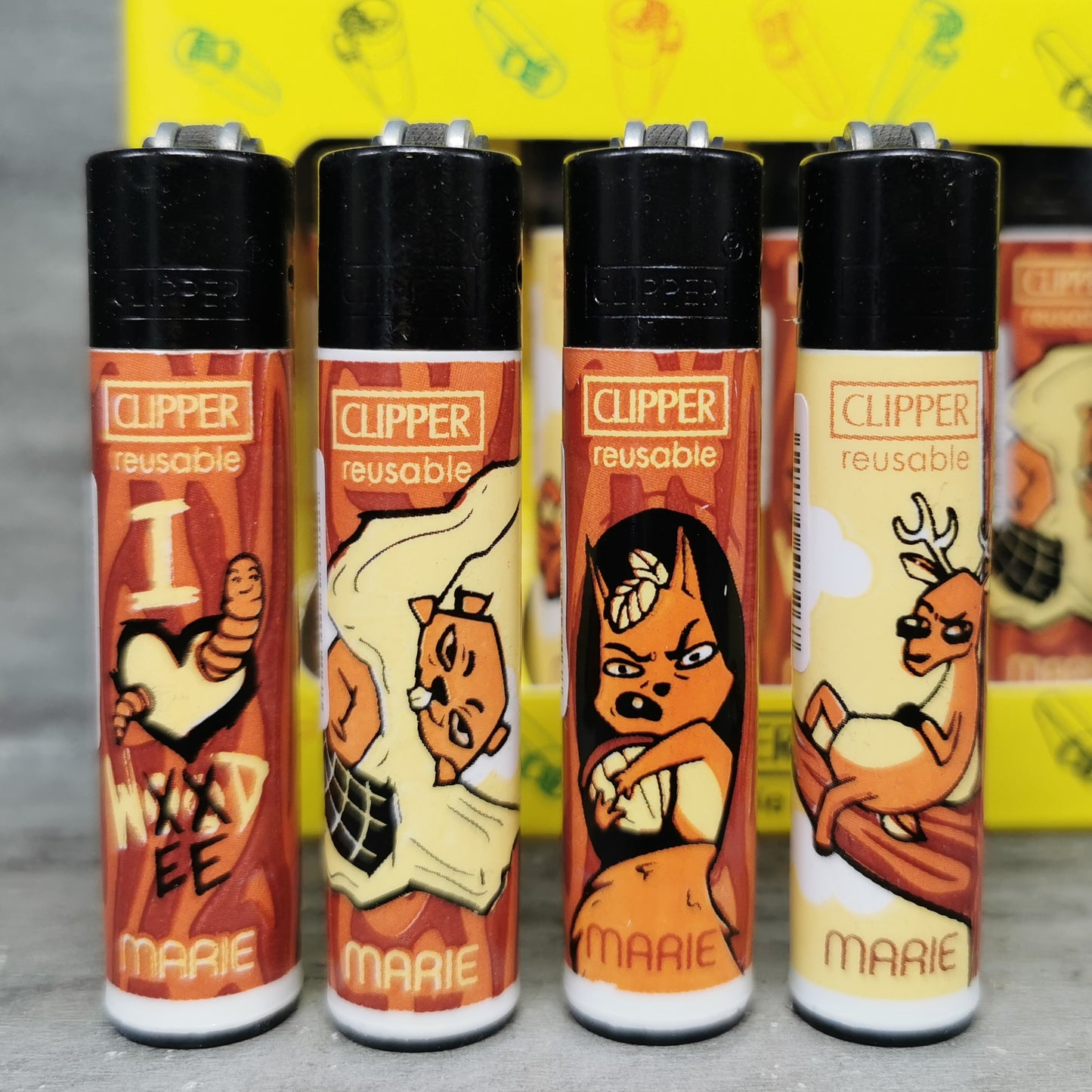 Clipper "Tiere des Waldes" 4er Micro Serie