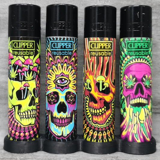 Clipper "Trippy Skulls" 4er Serie