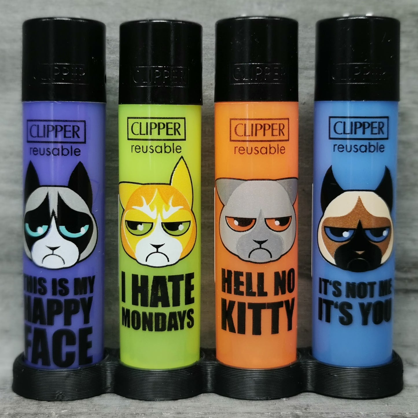 Clipper "Angry Cats" 4er Serie