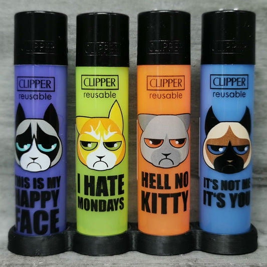 Clipper "Angry Cats" 4er Serie