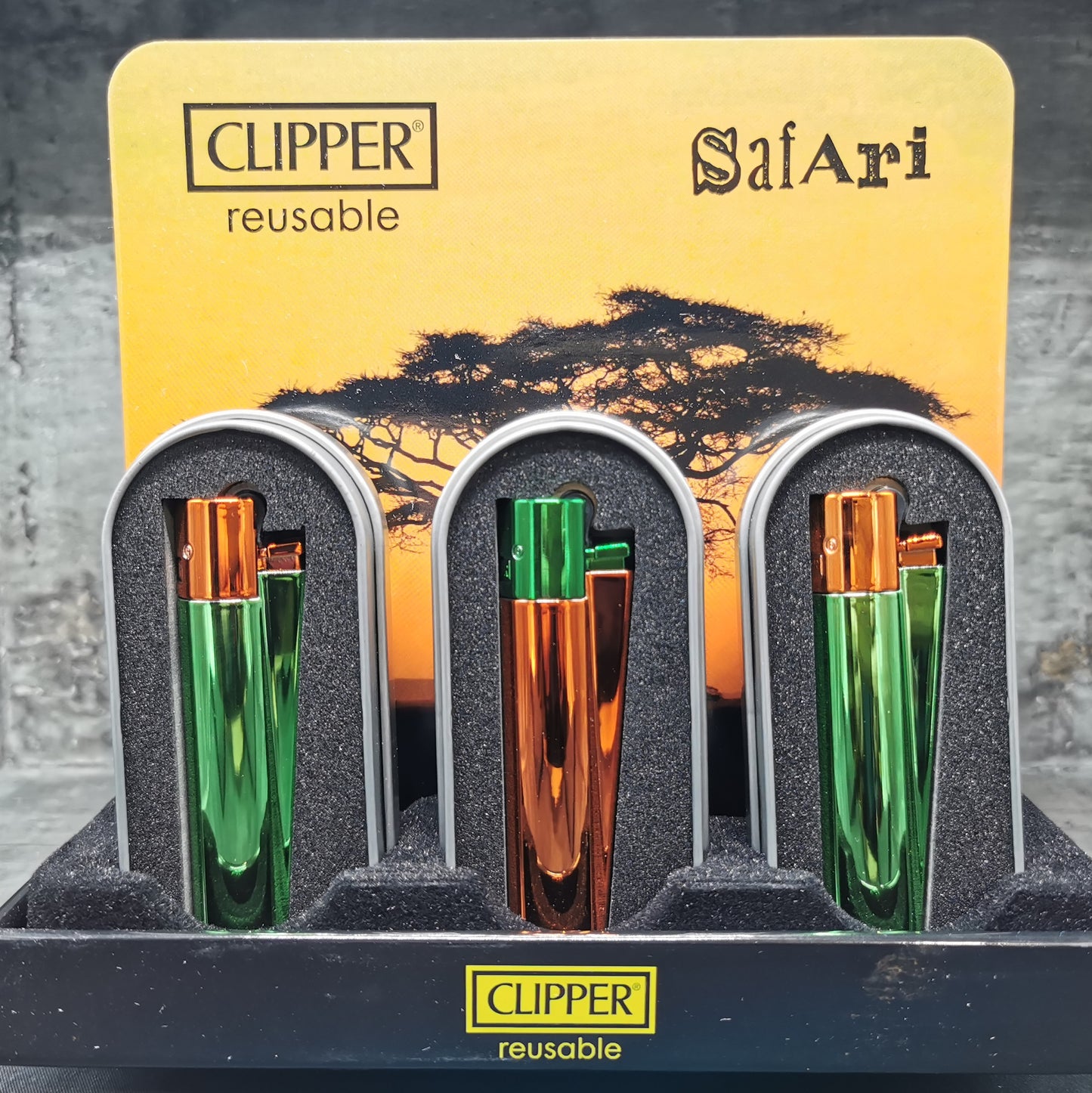 Clipper Metall "Safari" incl. Box