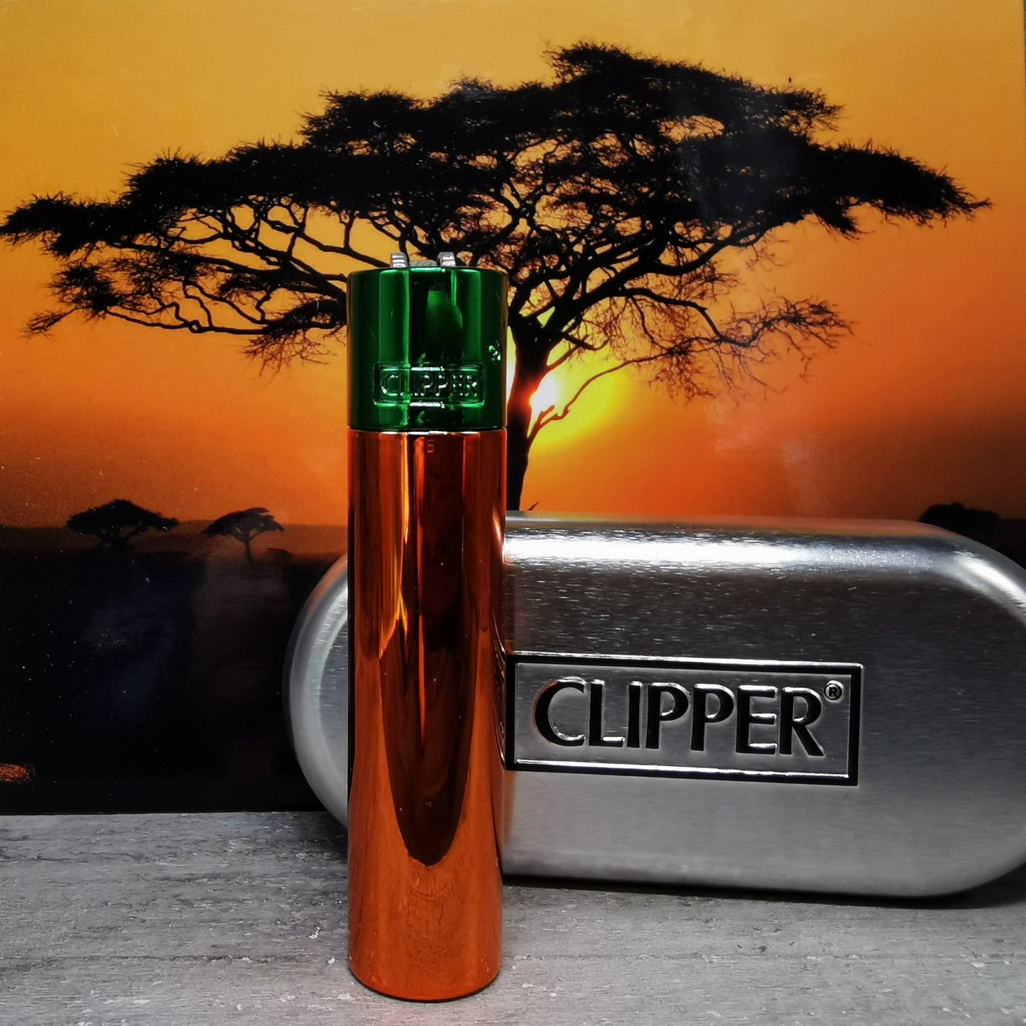 Clipper Metall "Safari" incl. Box