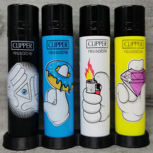 Clipper "Cartoon Hands #3" 4er Serie