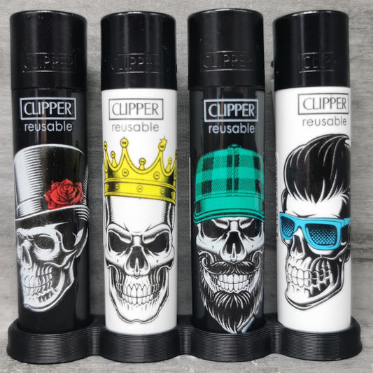 Clipper "Skulls Heads 1"4er Serie