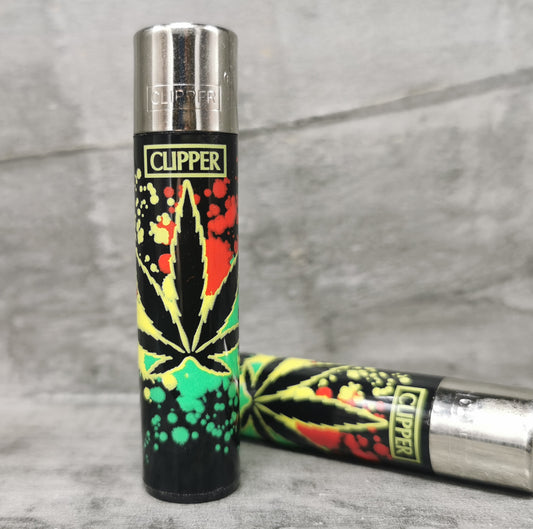 Clipper "Rasta Leaves"