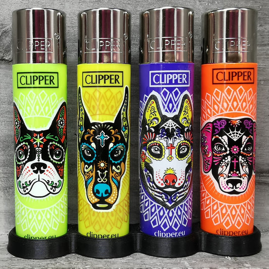 Clipper "Muerta Dogs" 4er Serie Red Pin